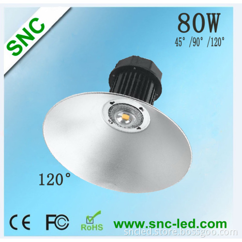 CE&RoHS 80W LED High Bay Light with Bridgelux LED & Meanwell Driver